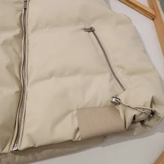 Chaleco acolchado Polo Club beige mujer