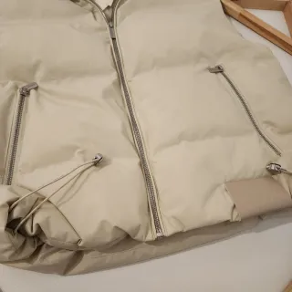 Chaleco acolchado Polo Club beige mujer