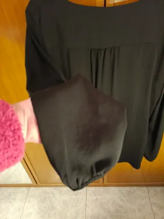 Camisa mujer manga larga cruzada