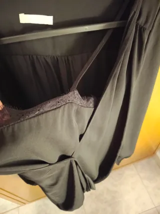 Camisa mujer manga larga cruzada