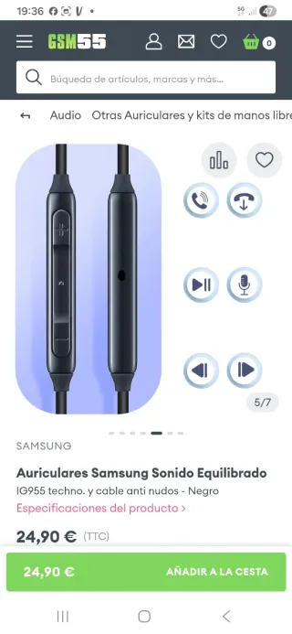 Auriculares Samsung AKG Tipo C Originales