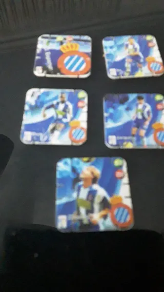 5 Tazos Fútbol Español Grefusa