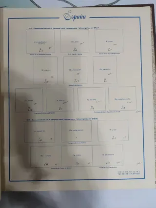 Álbum antiguo de sellos España, y clasificador