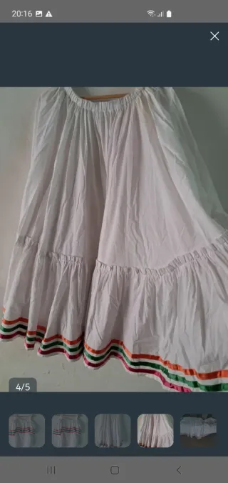 Traje Mexicano Bordado Multicolor