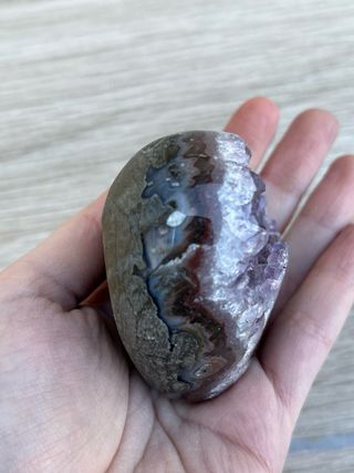 Drusa Amatista Corazón con Estalactita