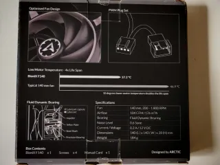 Arctic Bionix F140 PWM PST Ventilador