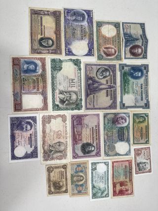 Lote Billetes Pesetas Banco de España
