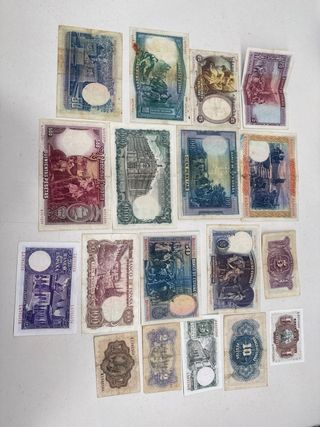 Lote Billetes Pesetas Banco de España