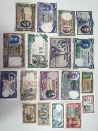 Lote Billetes Pesetas Banco de España