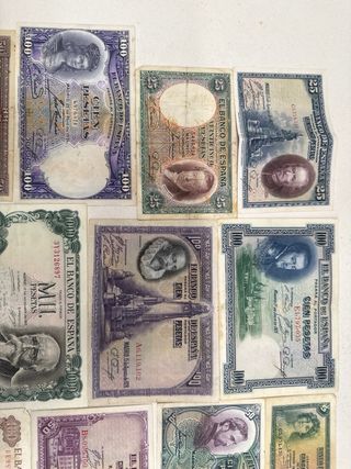 Lote Billetes Pesetas Banco de España