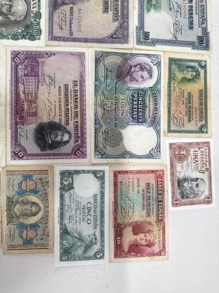 Lote Billetes Pesetas Banco de España