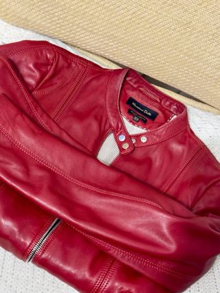 Cazadora piel Massimo Dutti XS
