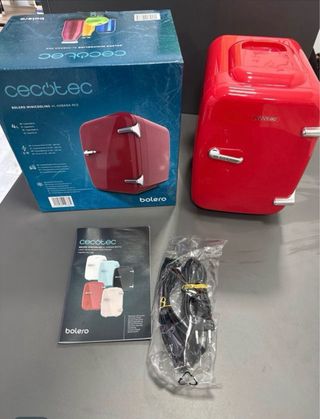 Mini nevera Cecotec Bolero 4L Roja