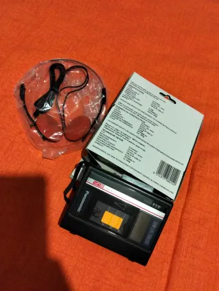 Registratore riproduttore Panasonic con cuffie new
