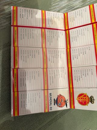Colección Cerillas Mundial 82