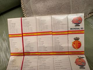 Colección Cerillas Mundial 82
