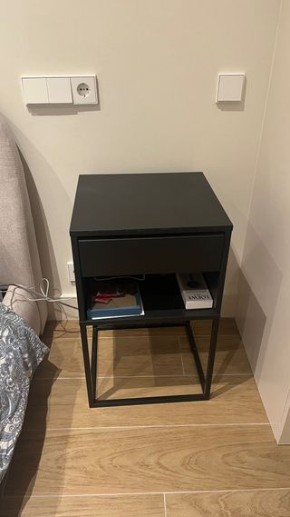 Due Comodini Neri Moderni