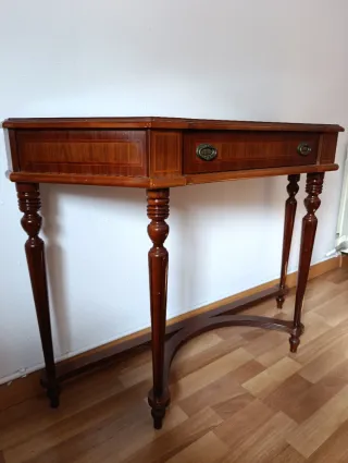 Mueble mesa tocador escritorio vintage madera