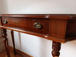 Mueble mesa tocador escritorio vintage madera