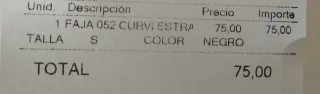 Faja Reductora Colombiana Negra