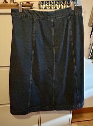 Falda vaquera Massimo Dutti azul