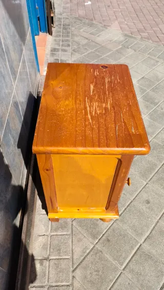 Mesita Mesilla de Noche de Madera Pino 640513971