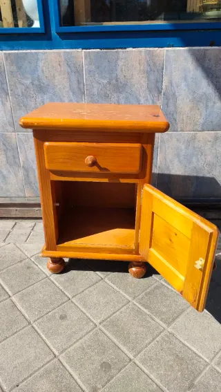 Mesita Mesilla de Noche de Madera Pino 640513971