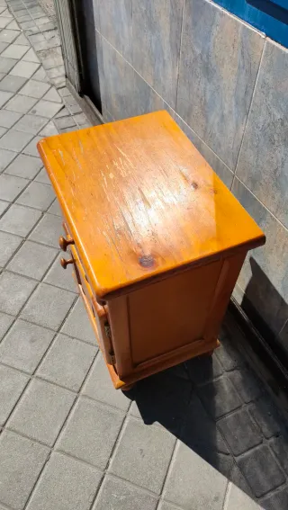 Mesita Mesilla de Noche de Madera Pino 640513971