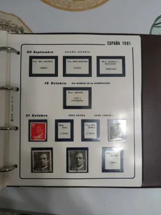 Álbum de sellos España