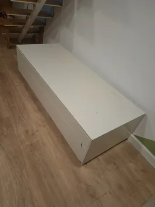 Mueble de salón comedor blanco