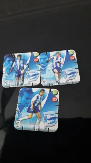 6 Tazos Grefusa Málaga y Alavés