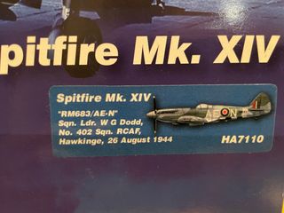 1:48 HOBBY MASTER Maqueta Spitfire Mk. XIV