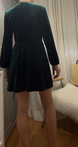 Vestido Zara Verde Talla XS