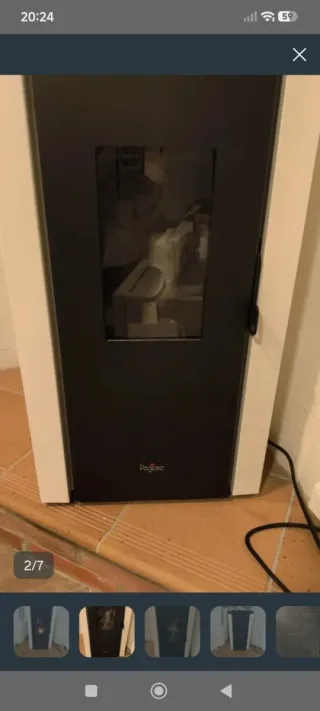 ESTUFA DE PELLET CON 13H DE USO PRECIO SOLO HOY