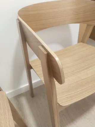 Pack 4 Sillas Comedor de madera.