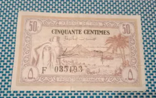 Lotto Banconote Tunisia 1943, Rari