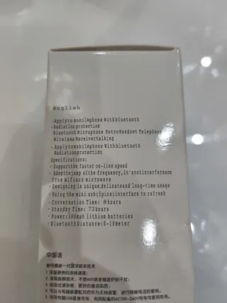 Auricular Bluetooth Retro NFXSL Rojo