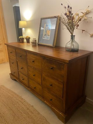 Mueble recibidor de madera