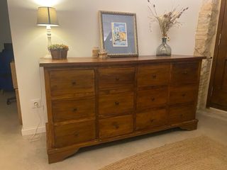 Mueble recibidor de madera