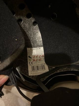 Casco Hípica Regulable Negro