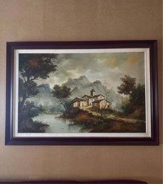 Cuadro Grande Paisaje Montañoso