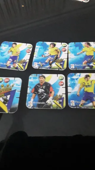 6 Tazos Grefusa Cádiz