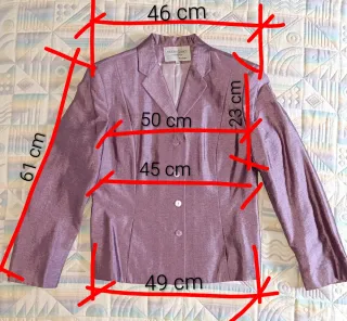 Traje primavera mujer chaqueta pantalón morado