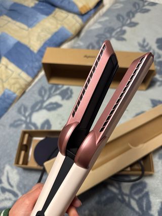 Ferro arricciacapelli Dyson Airstrait Rosa
