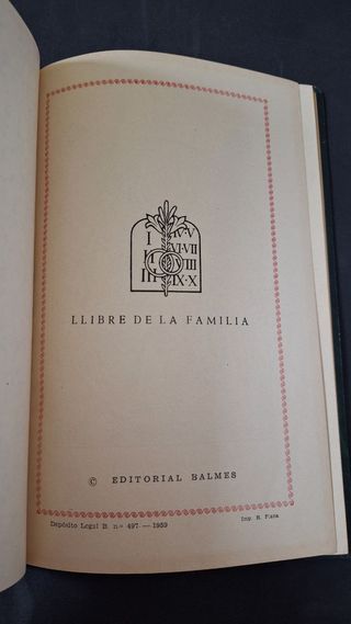 Llibre de Familia 1959
