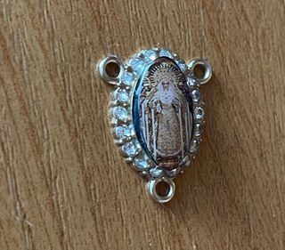 Rosario Virgen del Rocío Negro y Dorado