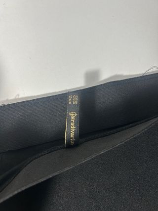 Falda Stradivarius Negra Talla M