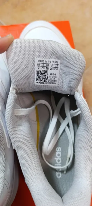 Zapatillas Adidas Courtblock Blancas Talla 41 1/3