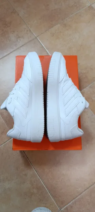 Zapatillas Adidas Courtblock Blancas Talla 41 1/3