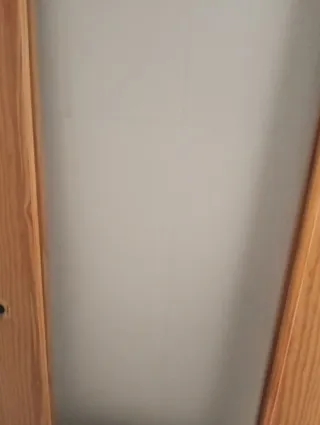 Puerta de roble con cristal